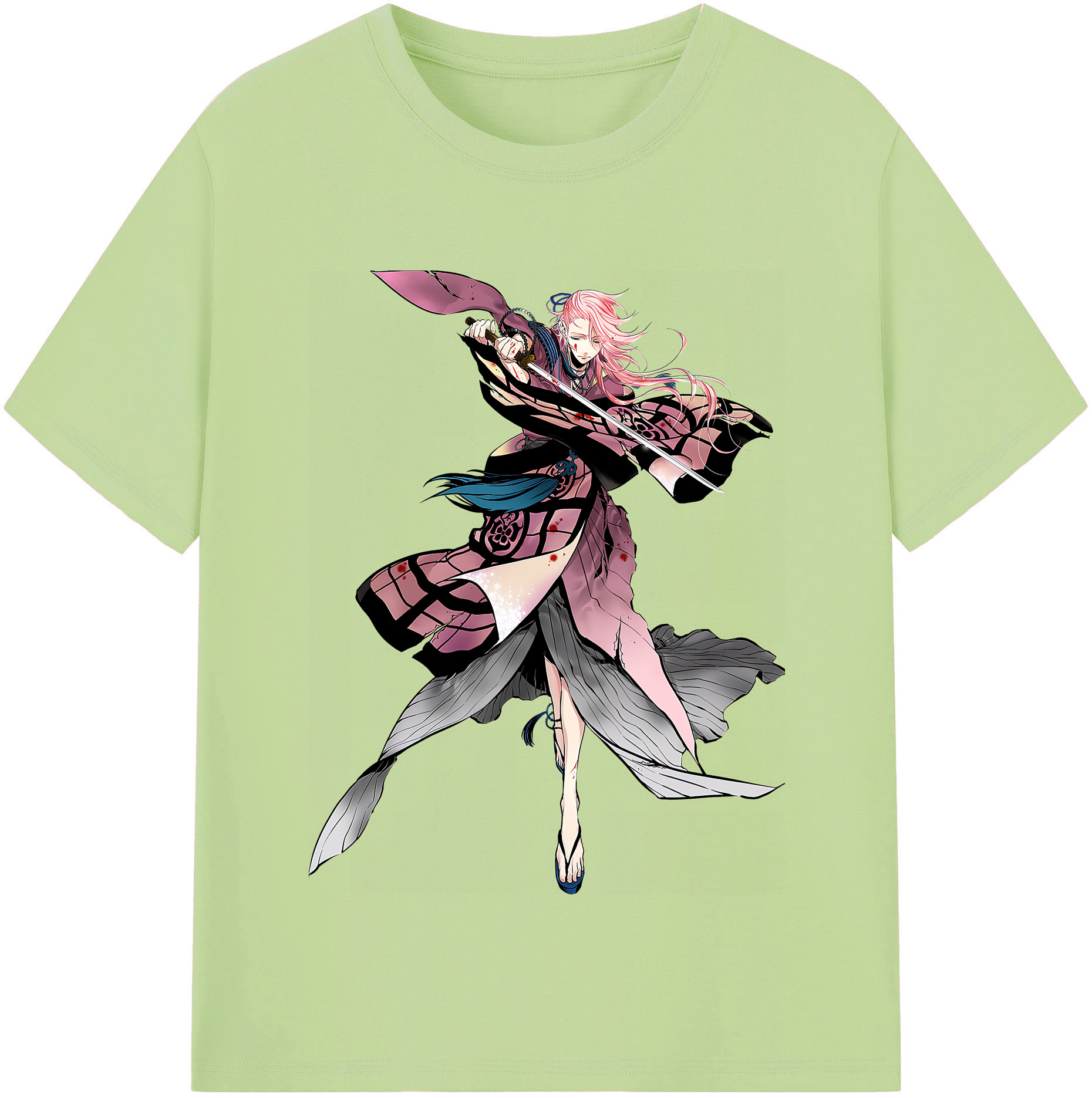 （画像用） 刀剣乱舞 Touken Ranbu 綿100％半袖Tシャツ（フロントプリント）